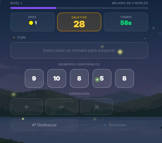 Acércate — Modelado sintético y descomposición numérica